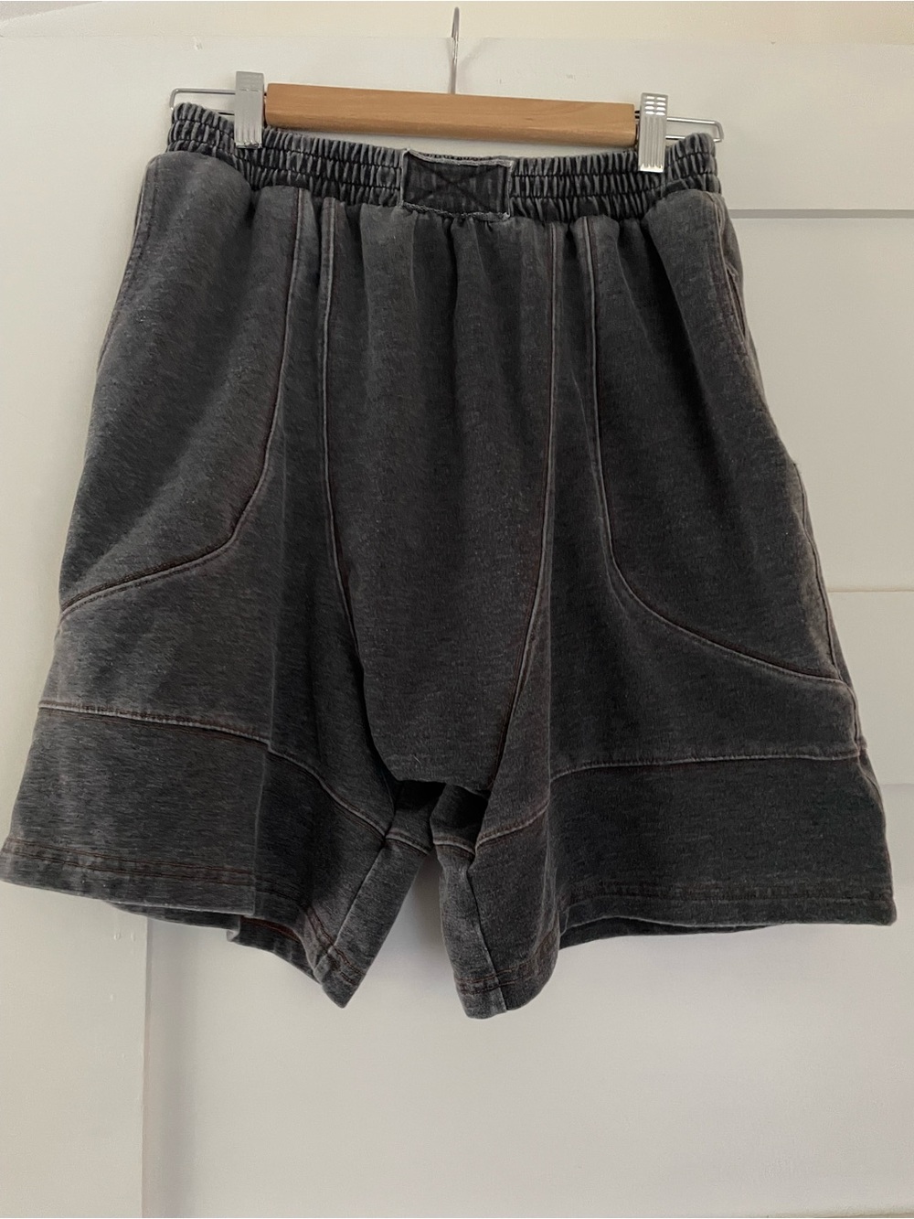 Free People Don’t Wait Up shorts; washed black, size XS